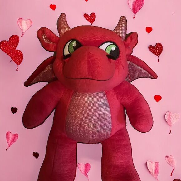 Build-A-Bear Magic Quest Red Dragon Ellie 15" Plush‎ Great Wolf Lodge Exclusive - Picture 3 of 16